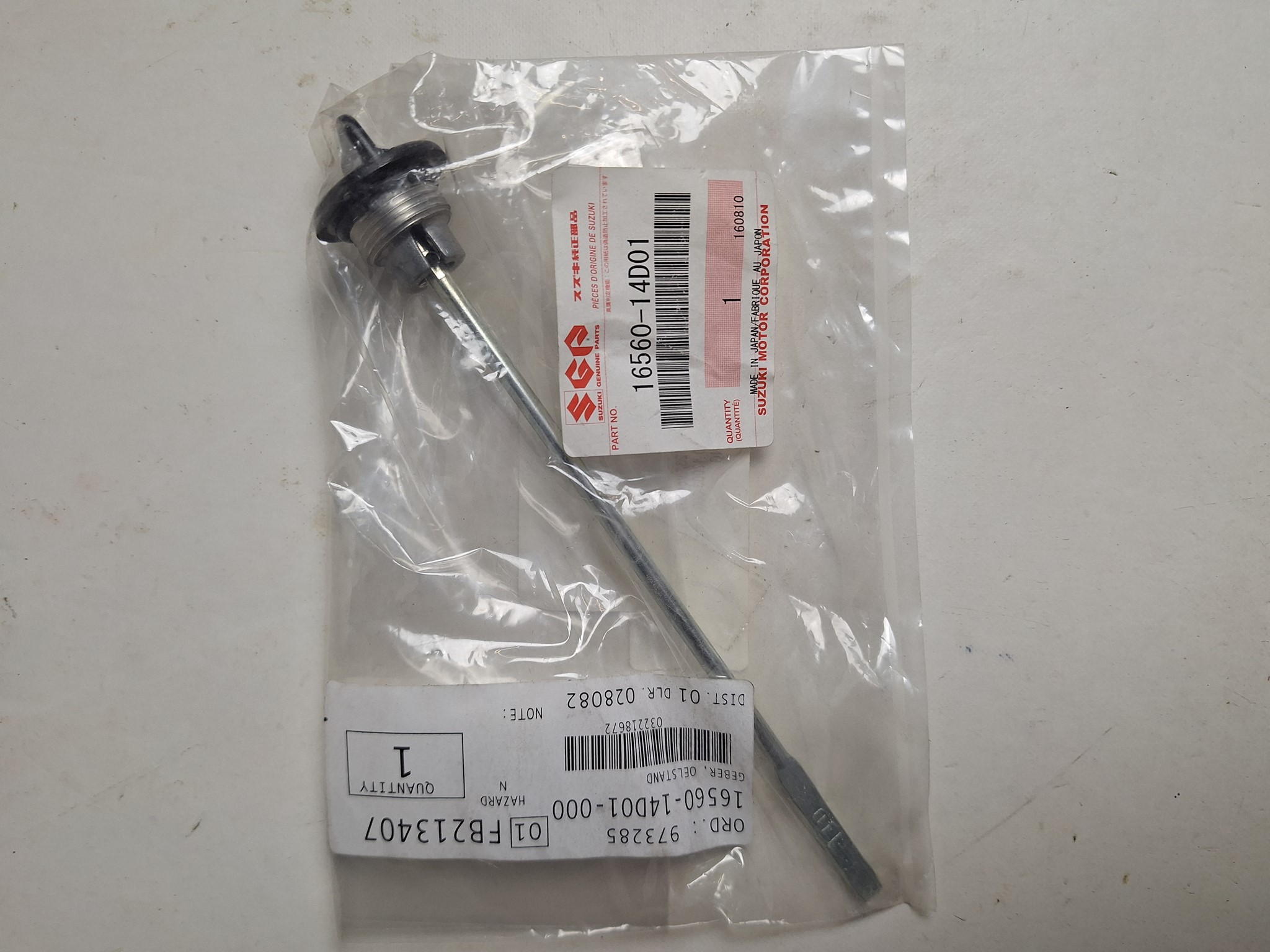 Picture of SUZUKI ÖLSTANDSMESSER 16560-14D01